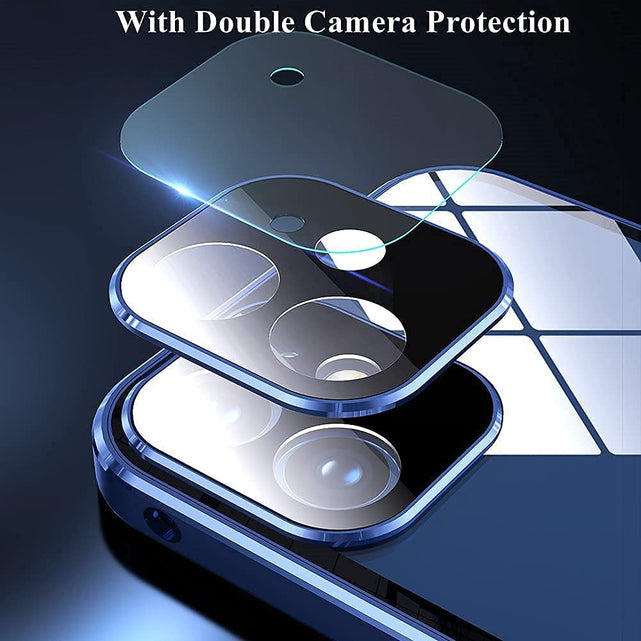 Redpepper iPhone 13 Mini Custodia Privacy 360 Trasparente