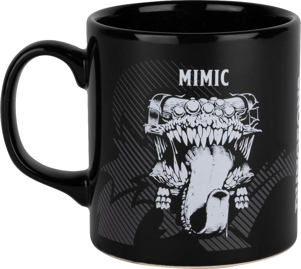 Konix Dungeons & Dragons Mimic Tazza 320 ml Ceramica Nero