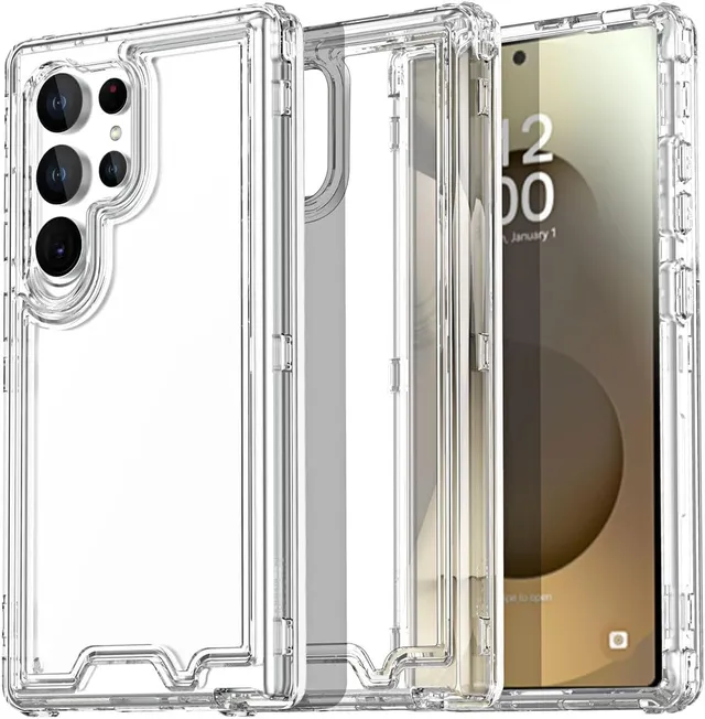 Redpepper Galaxy cover S24 Plus S25 Plus grigia 3 strati