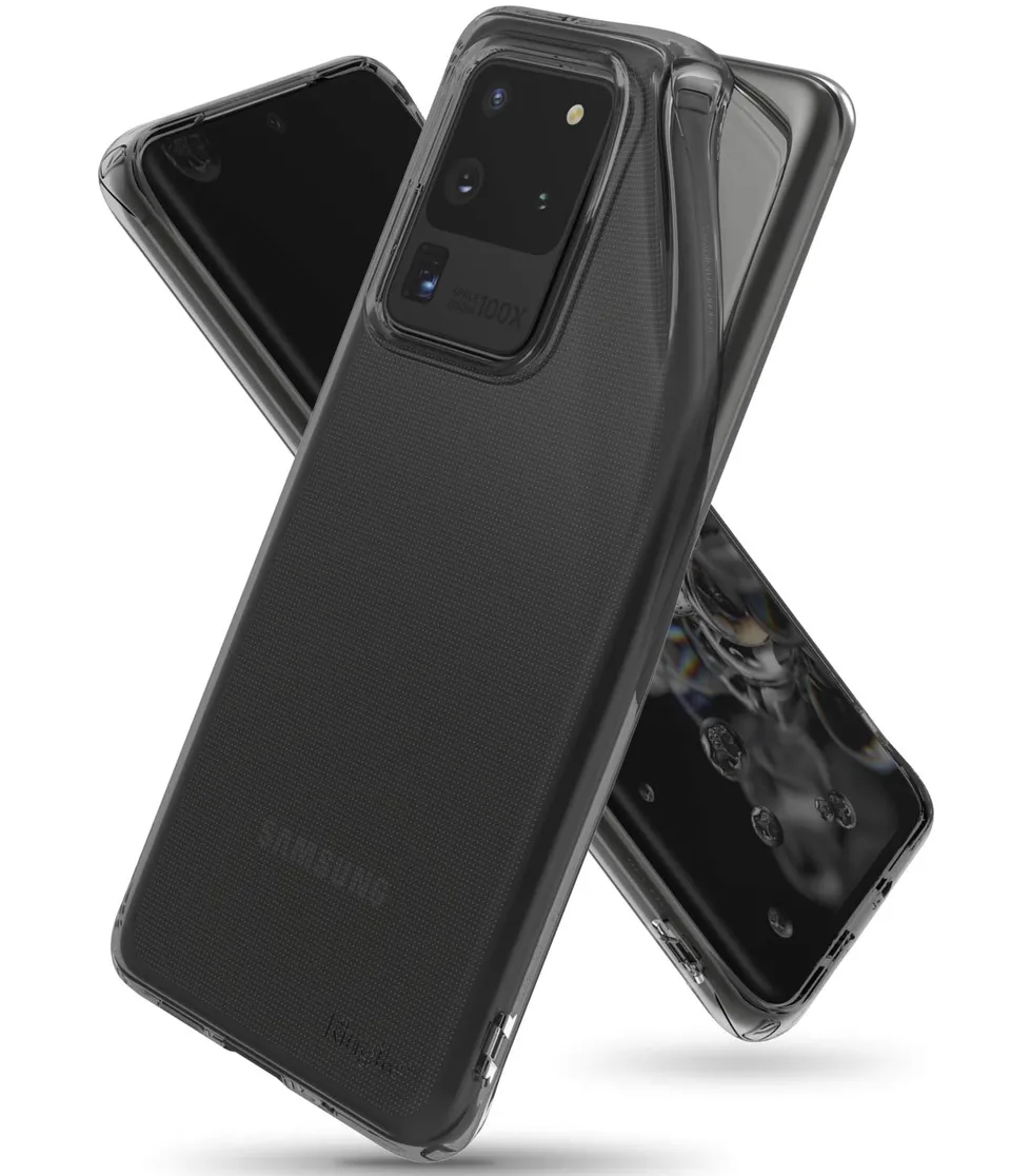 Ringke Air Galaxy S20 Ultra cover nero fumo TPU sottile