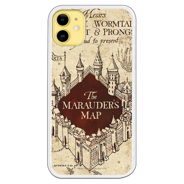 La Casa de las Carcasas iPhone 11 cover Marauders Map silicone