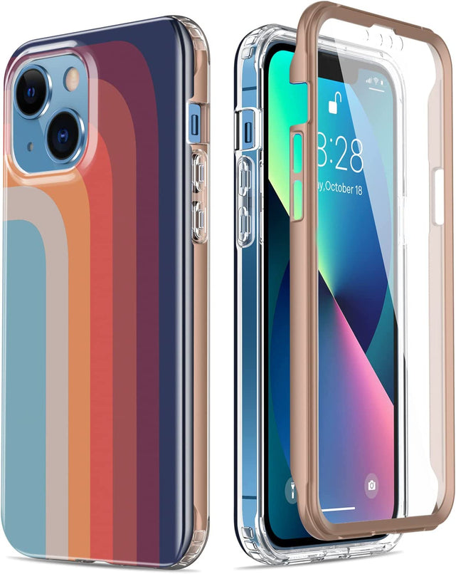 Redpepper iPhone 13 Mini Cover Corazzata Vetro Integrato Slim