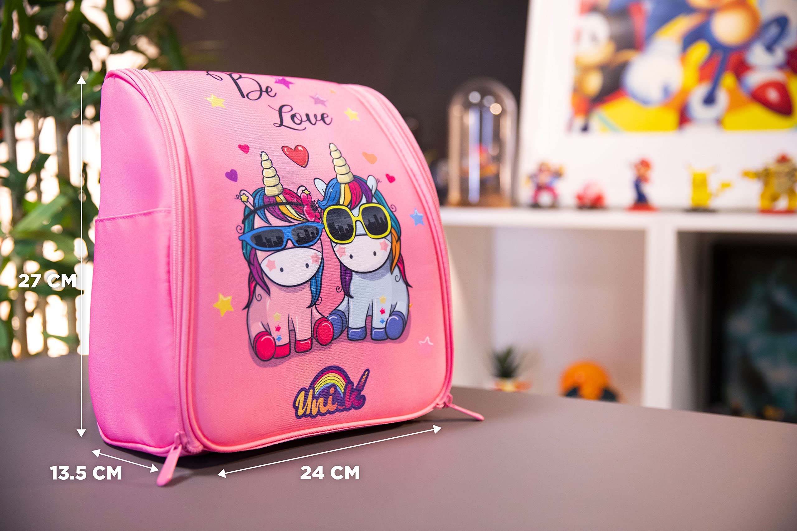 Konix Unik Zaino Switch Be Love Rosa 26x14,5x27 cm
