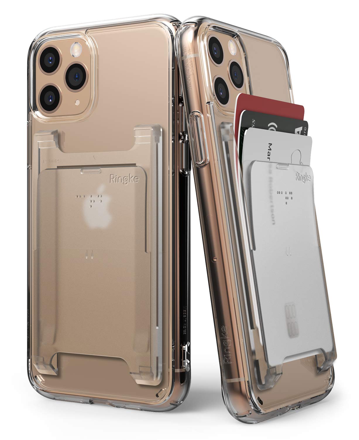 Ringke Slot Card Holder porta carte adesivo Clear Mist 2 pezzi