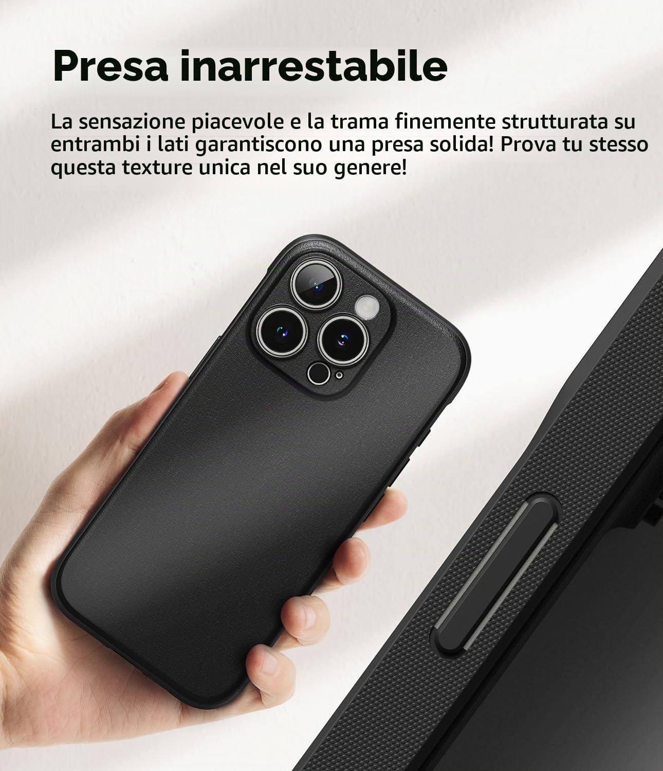Ringke Onyx Cover iPhone 16 Pro Max Black Nera Antiscivolo