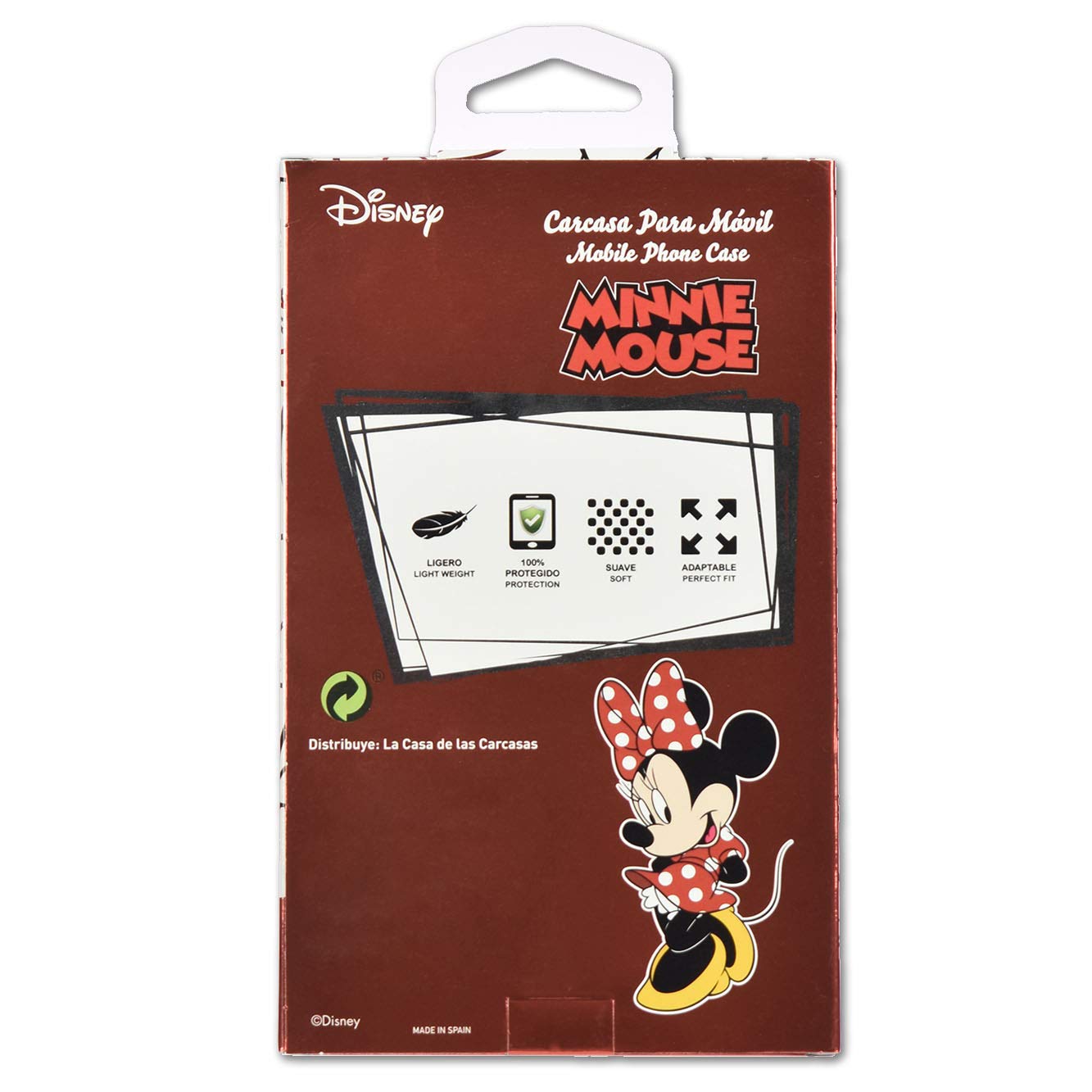 La Casa de las Carcasas Minnie Love custodia iPhone 6 Plus silicone