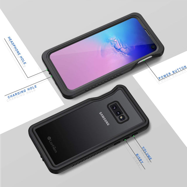 Redpepper Galaxy Cases cover Galaxy S10e nera waterproof IPX8