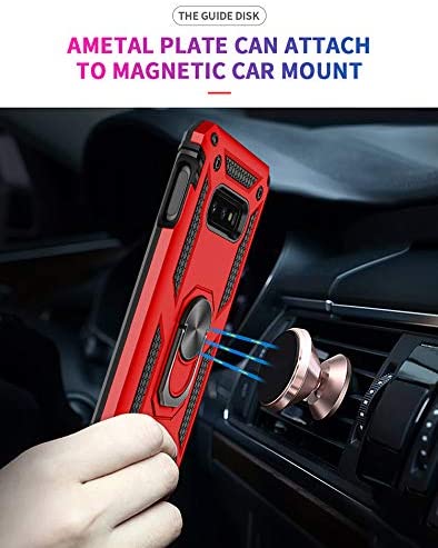 Redpepper Galaxy S10e custodia ring antishock nera