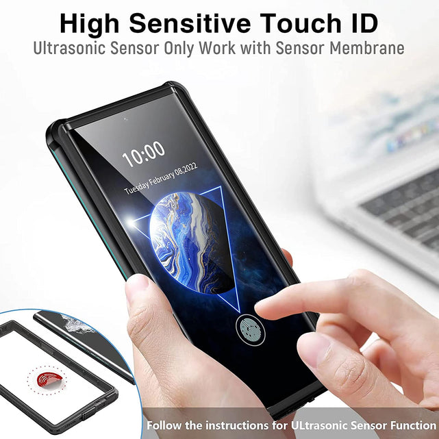 Redpepper Galaxy S22 Ultra cover impermeabile IP68 nera