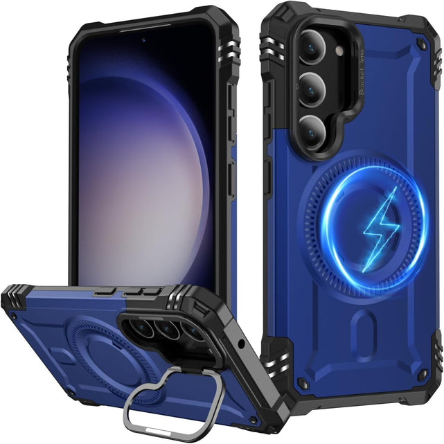 Redpepper S25 Ultra cover verde kickstand magnetica