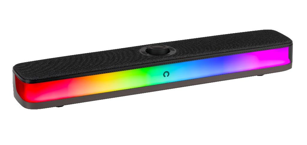 Konix Soundbar gaming Bluetooth RGB nera 2x5W