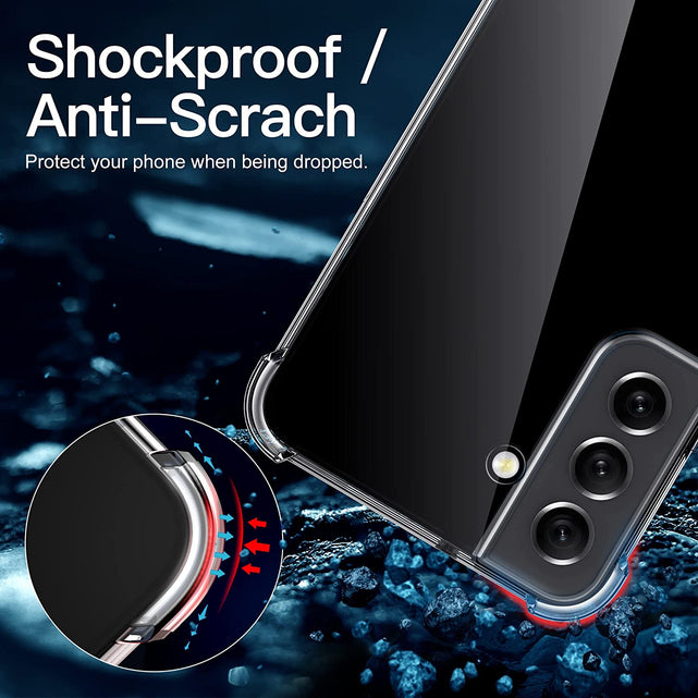 Redpepper Galaxy S22 cover trasparente antiurto chiara