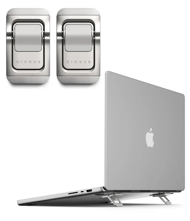 Ringke Step-Fit Mini stand laptop Silver 3 altezze