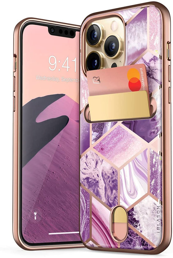 Redpepper iPhone 13 Pro Cover Porta Carte TPU Antiurto 6.1"