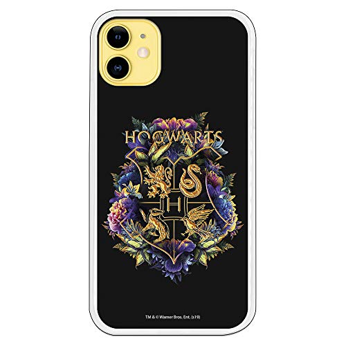 La Casa de las Carcasas Hogwarts Floral custodia iPhone 11 silicone