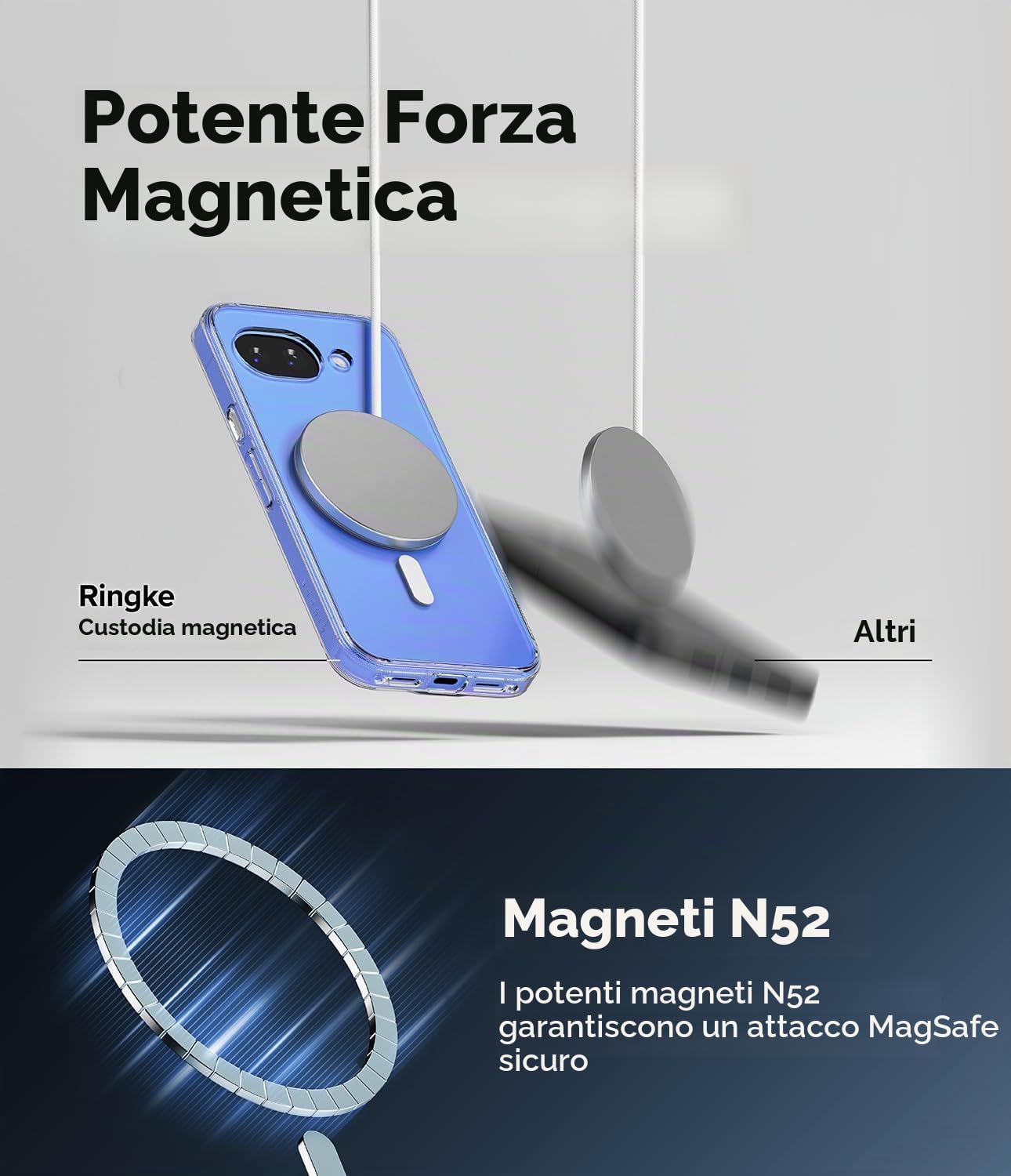 Ringke Fusion Magnetic Cover Pixel 10a Magnetic Clear MagSafe