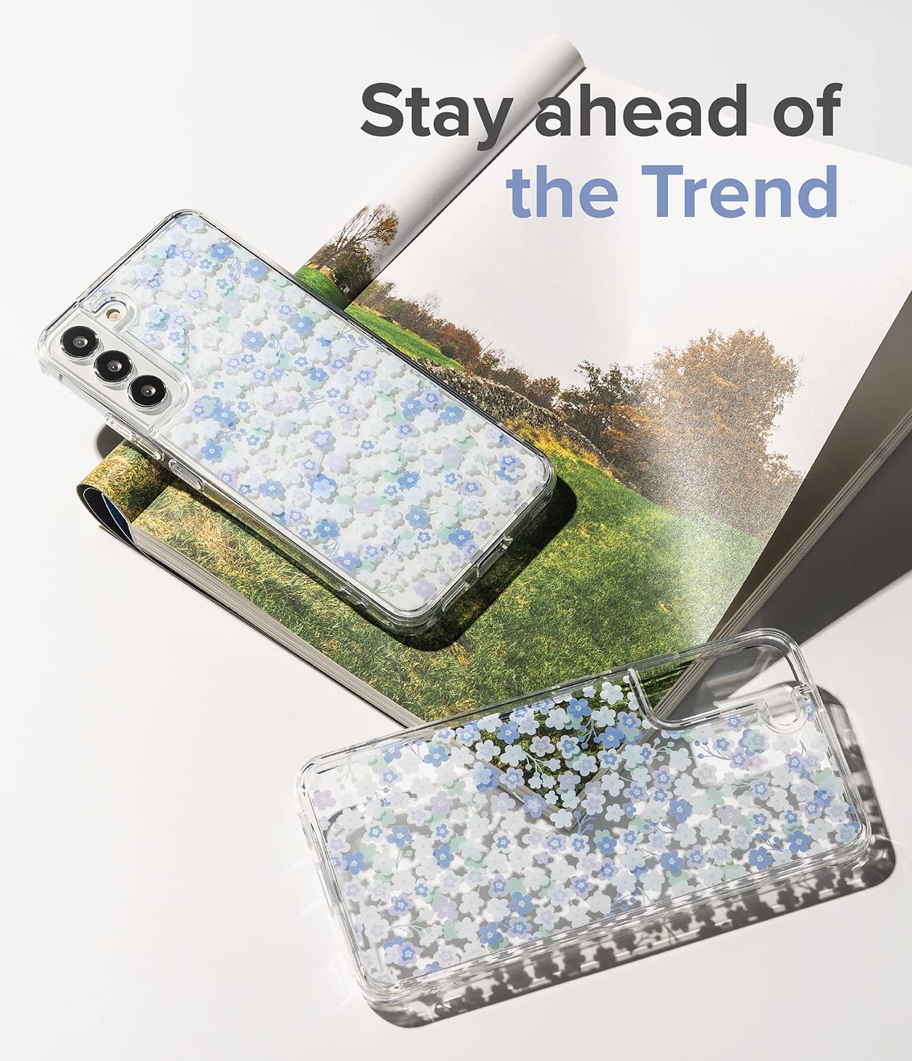 Ringke Fusion Design Cover S22 Plus 5G Wild Flowers Fiori