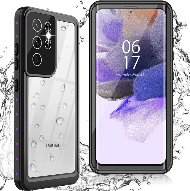 Redpepper Galaxy S21 Ultra Custodia Impermeabile IP68 Nera