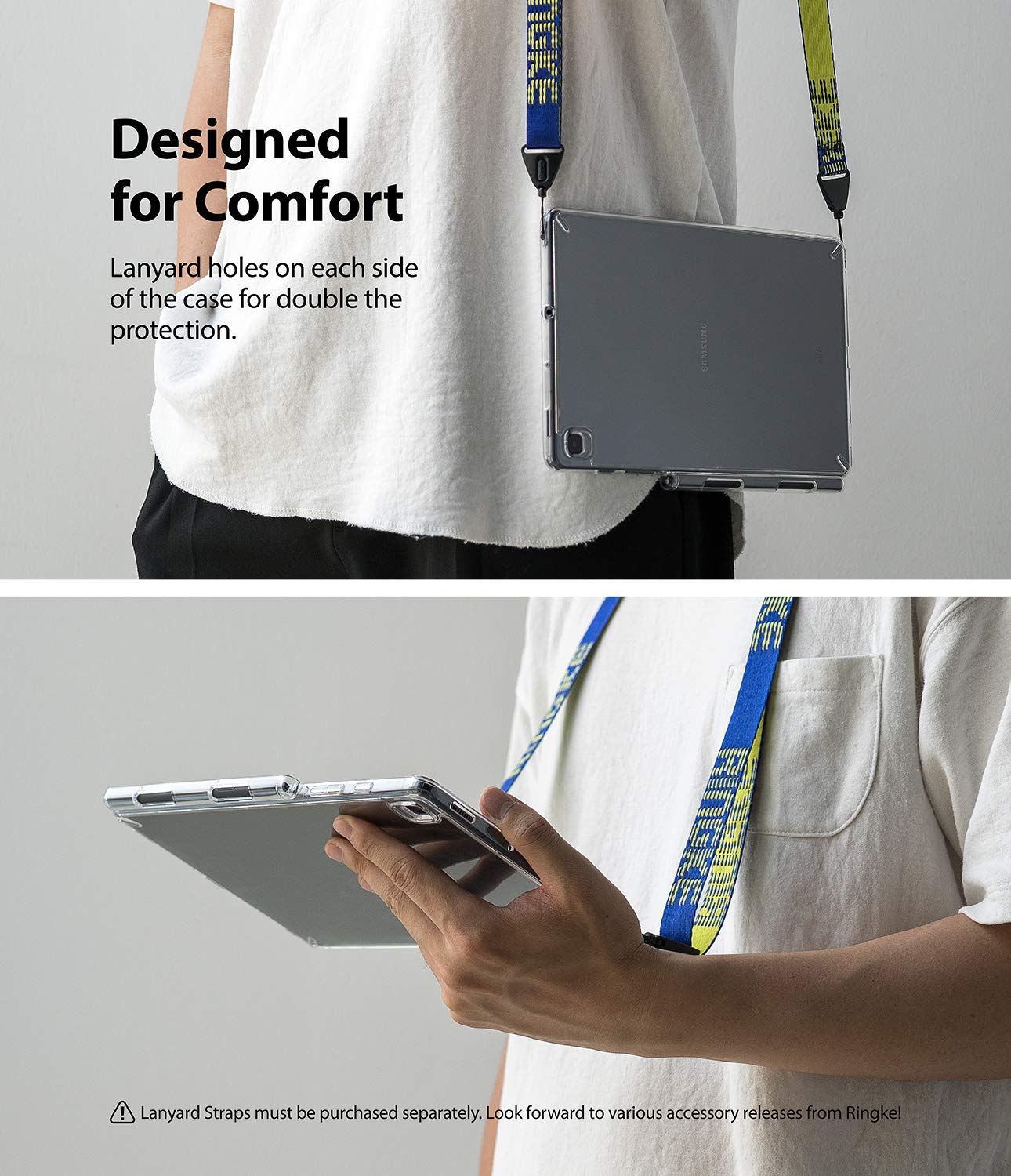 Ringke Fusion cover Galaxy Tab S6 Lite 2024/2022/2020 Clear
