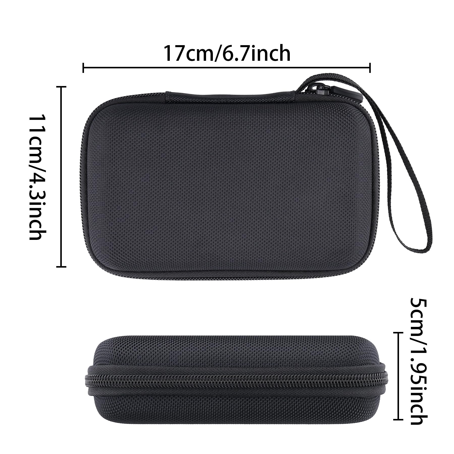 Aenllosi Microphone Case Custodia Alto Total 2 EVA Nero