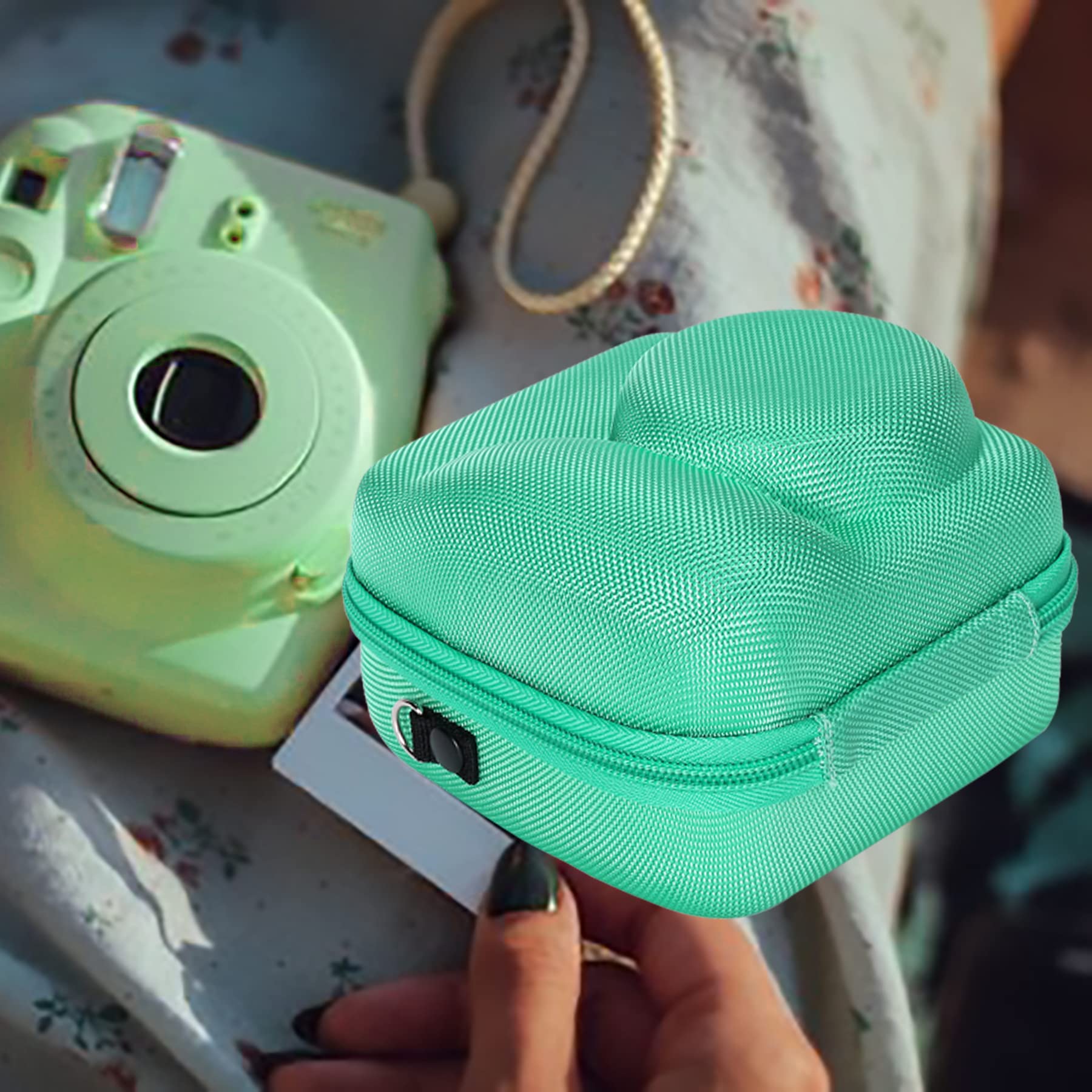 Aenllosi Camera Case Instax Mini 12 custodia verde
