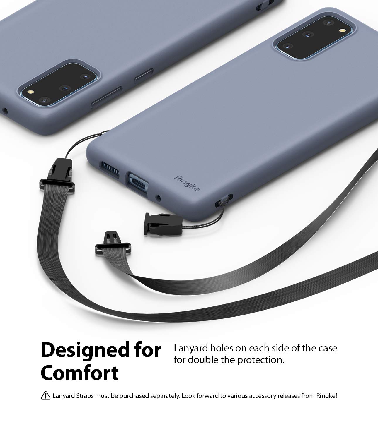 Ringke Air-S cover Galaxy S20 sottile lavender gray TPU