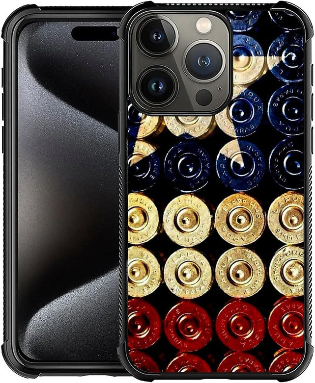 Redpepper Apple Cases iPhone 16 cover effetto legno bandiera antiurto
