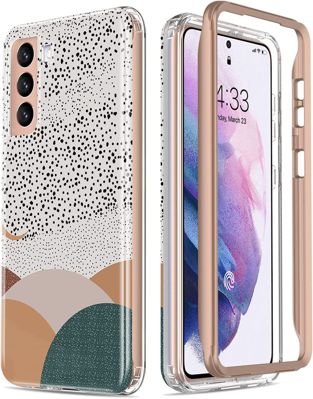 Redpepper Galaxy S21 custodia marmo rosa antishock