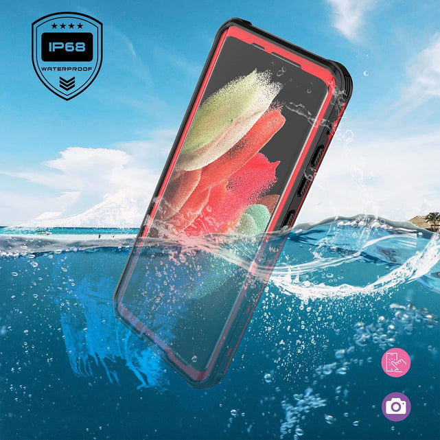 Redpepper Galaxy S21 Ultra custodia impermeabile IP68 trasparente