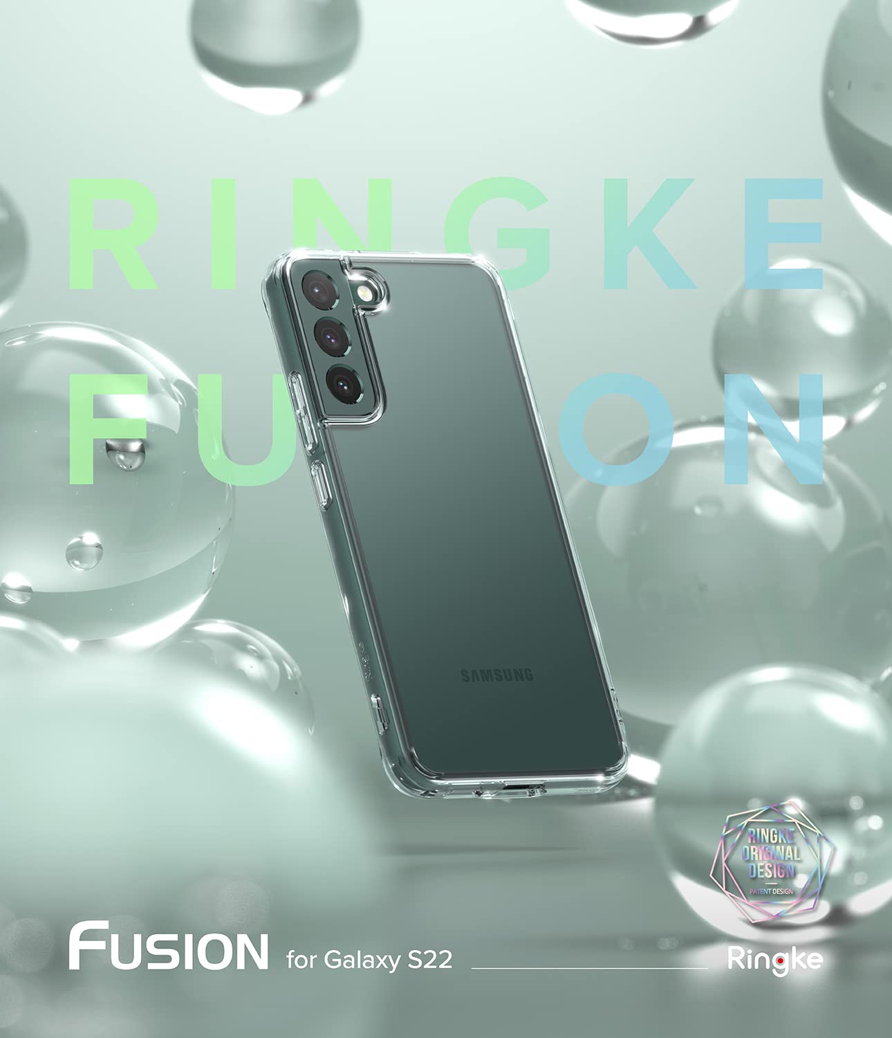 Ringke Fusion Galaxy S22 cover trasparente Clear TPU