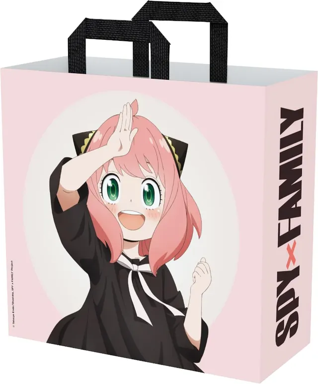 Konix Spy x Family shopper Anya rosa 40x45x20 riciclata