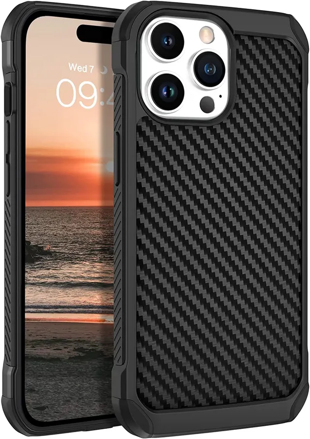 Redpepper iPhone 14 Pro cover carbonio slim antiurto