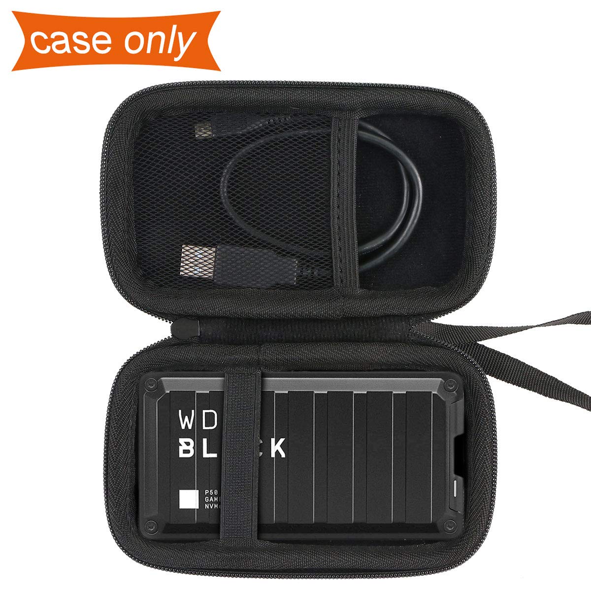 Aenllosi SSD Case custodia WD Black P50 EVA rigida 14x8,5x3,8 cm