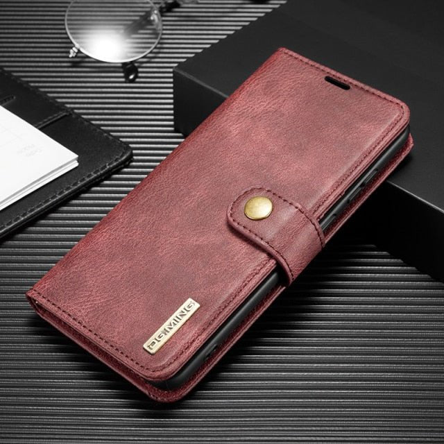 Redpepper Galaxy S22 Ultra cover pelle portafoglio nera