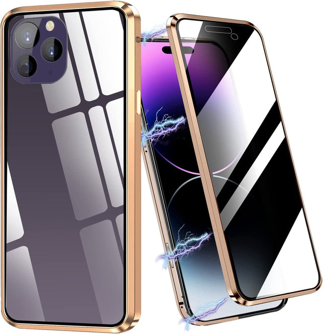 Redpepper iPhone 14 Pro Max cover privacy magnetica vetro