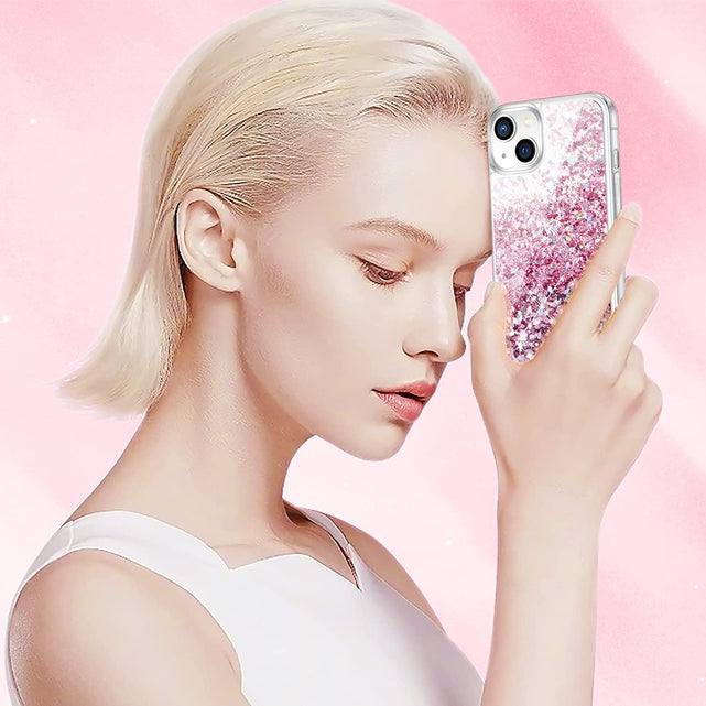 Redpepper Apple Cases 13 Mini Cover Glitter Liquida TPU