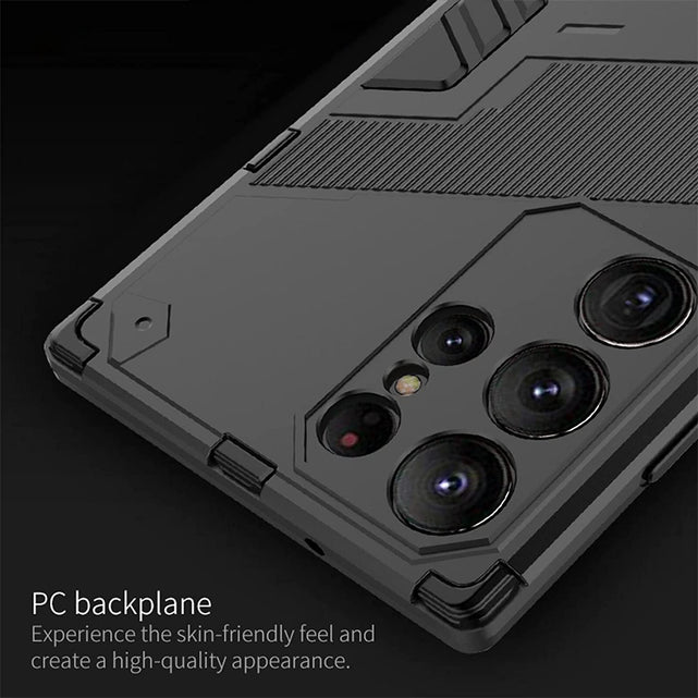 Redpepper Galaxy S23 Ultra Cover Antiurto con Stand