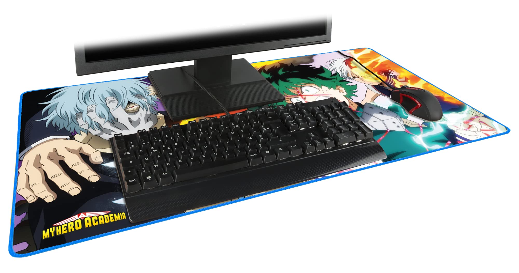 Konix My Hero Academia tappetino mouse XXL 90x46 cm gaming