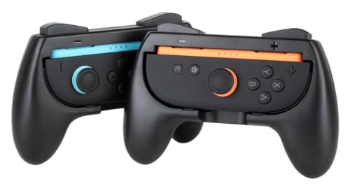 Konix Controllers supporti Joy-Con Switch 2 nero coppia ergonomici