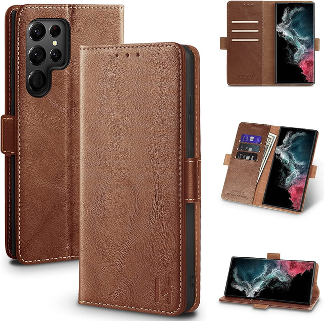 Redpepper Galaxy S22 Ultra custodia portafoglio pelle RFID