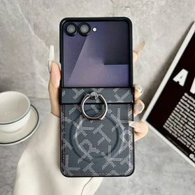 Redpepper Galaxy Cases Z Flip 8 cover trasparente con anello
