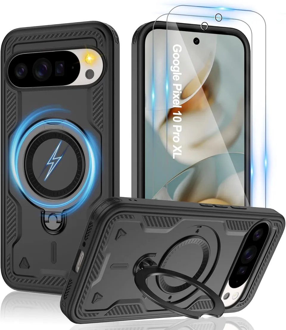 Redpepper Pixel 10 Pro XL custodia magnetica nero stand