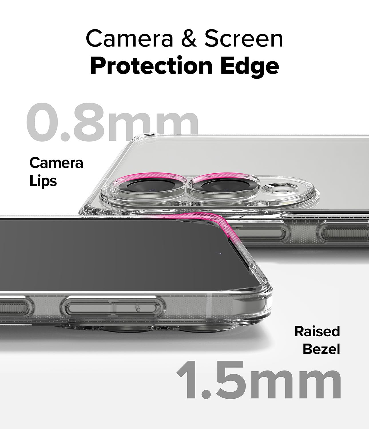 Ringke Fusion Cover Galaxy S25 Edge Trasparente Clear antiurto