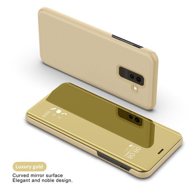 Redpepper Galaxy Cases Note 9 cover flip 360 specchio nera