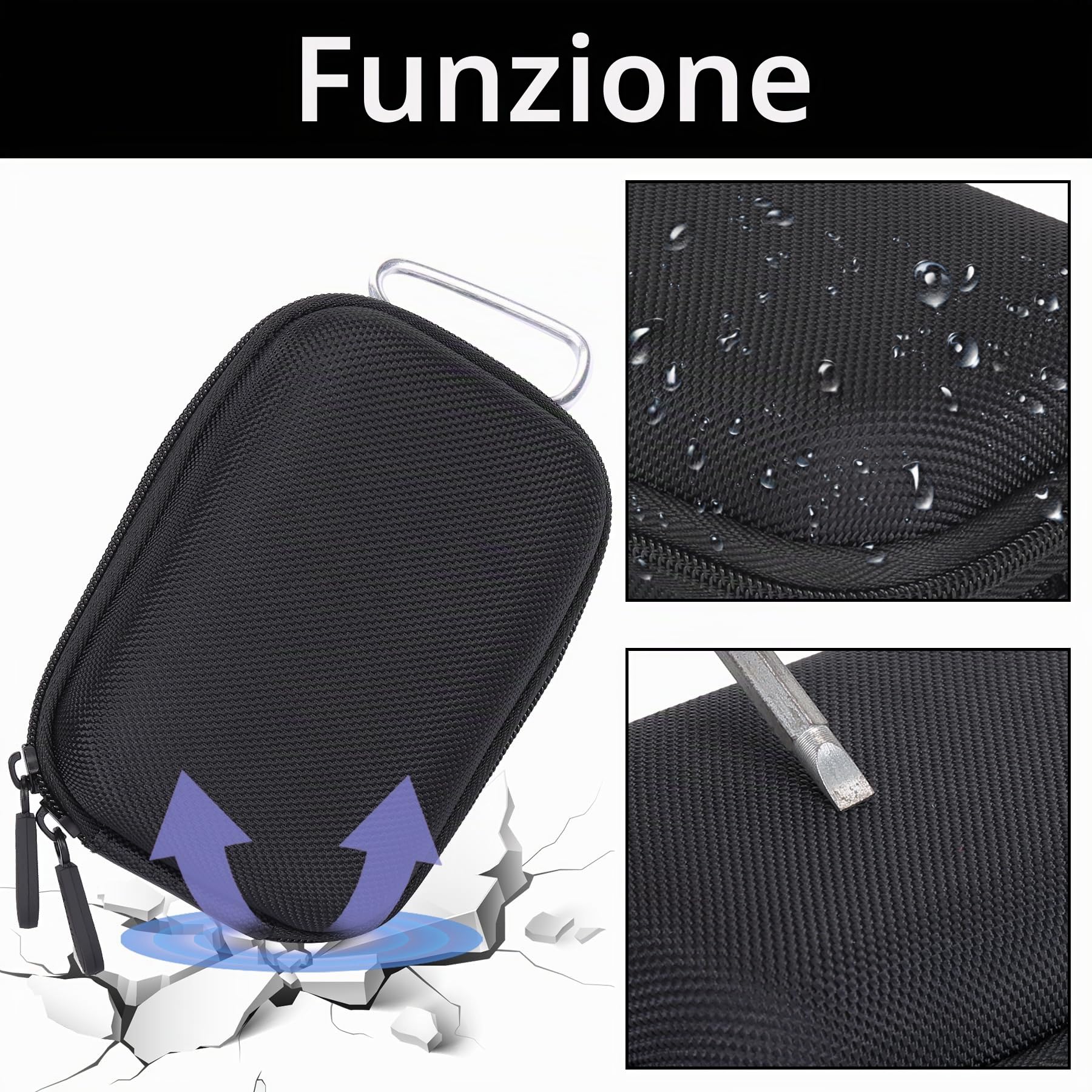 Aenllosi Camera Case Custodia Sony RX100 III-VII Nero EVA