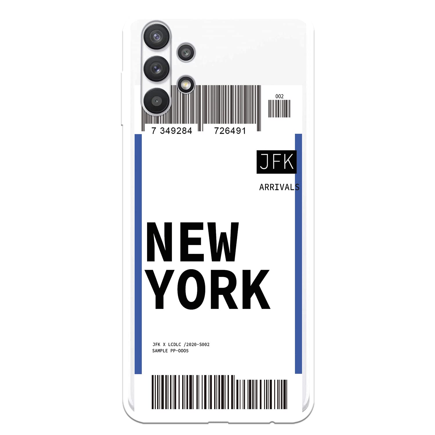 La Casa de las Carcasas Galaxy A52 cover Biglietto New York trasparente