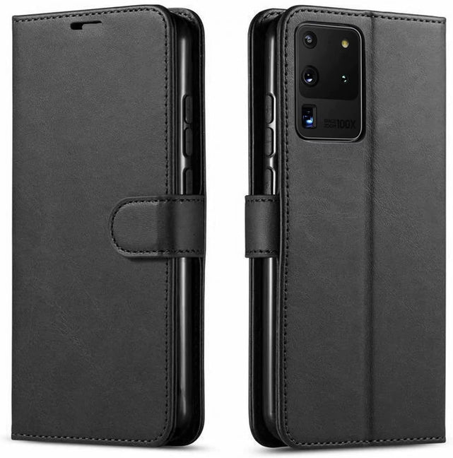 Redpepper Galaxy Cases S20 Ultra custodia portafoglio pelle nera