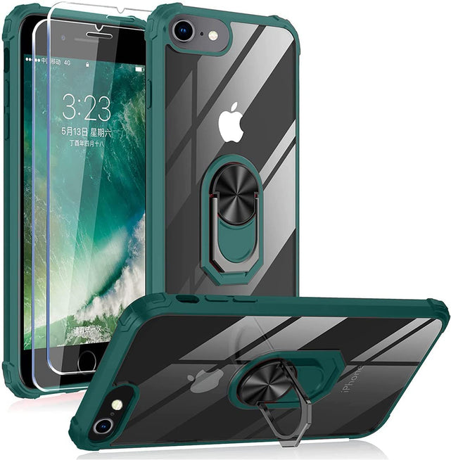 Redpepper iPhone 7/8 cover anello stand 360° militare