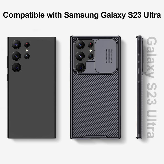 Redpepper Galaxy Cases cover Galaxy S23 Ultra 6.8 nero copri camera