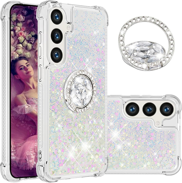 Redpepper Galaxy Cases S25 Plus Cover liquida oro rosa